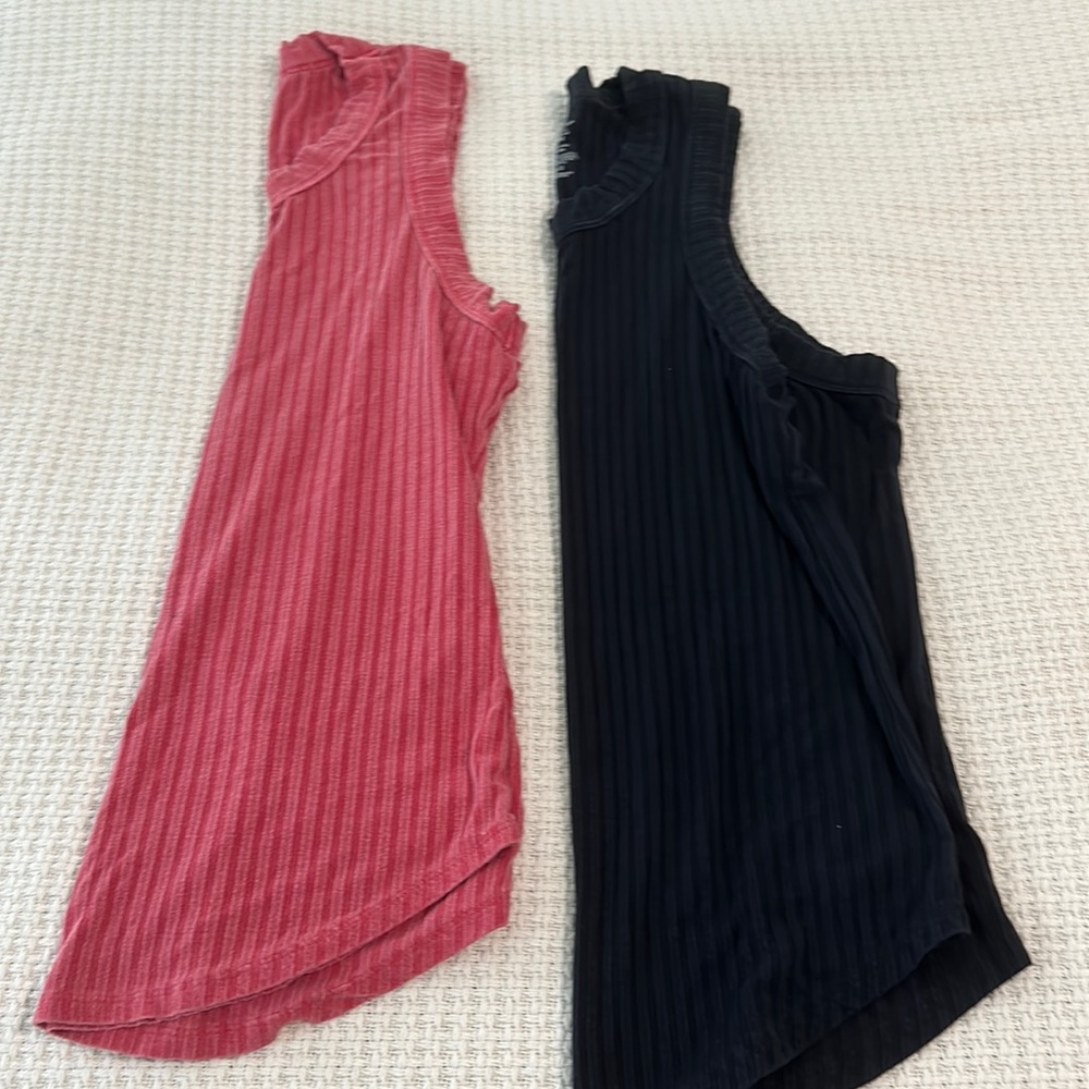Ribbed tank tops